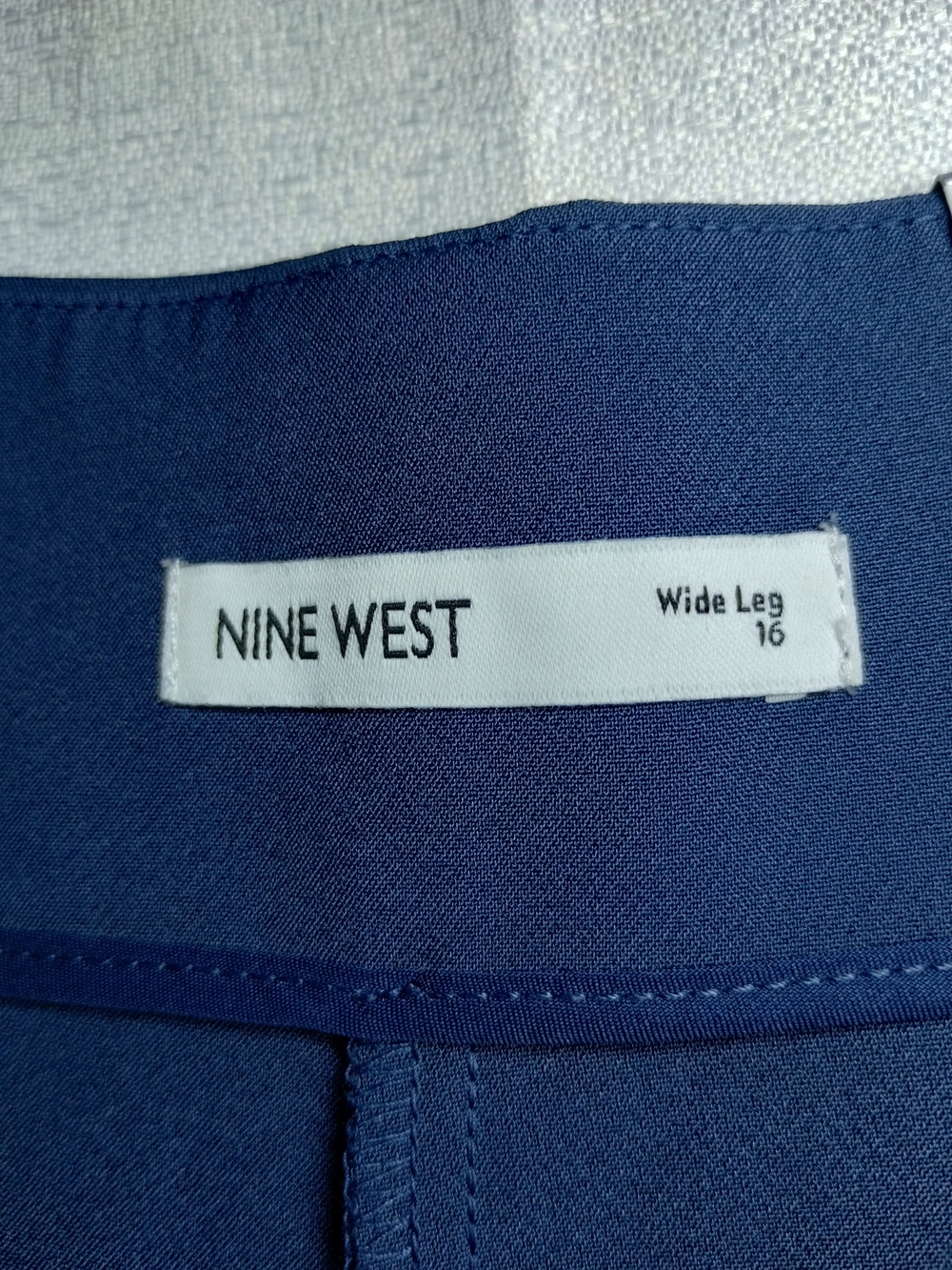 Nine West Navy Wide-Leg Dress Pants - Picture 10 of 11